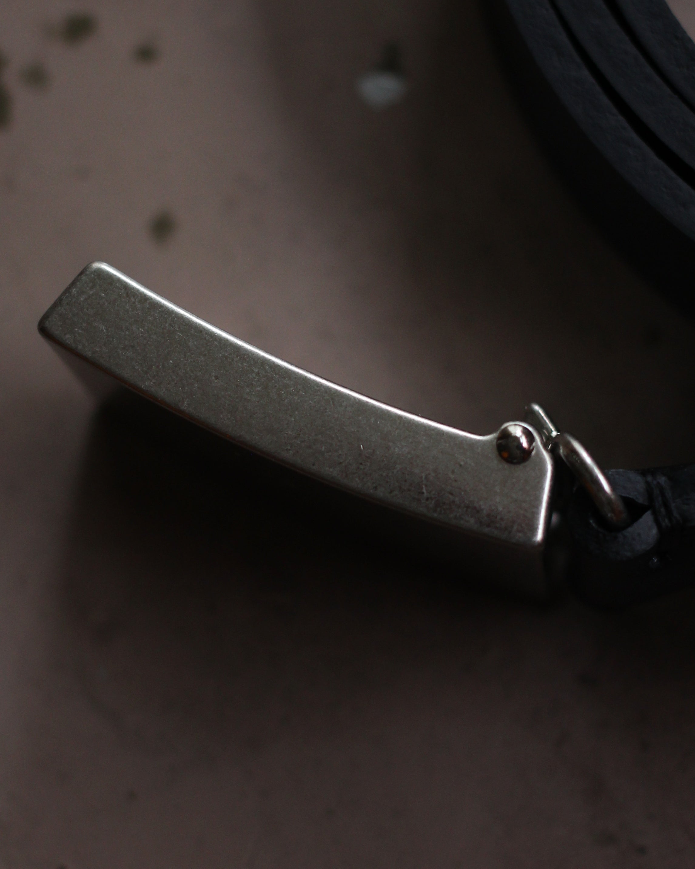 ssstein/LEATHER BELT (PLAIN BUCKLE) 