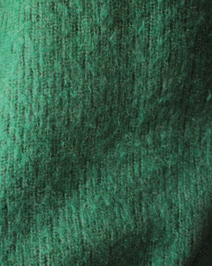 stein / KID MOHAIR KNIT CARDIGAN "GREEN"