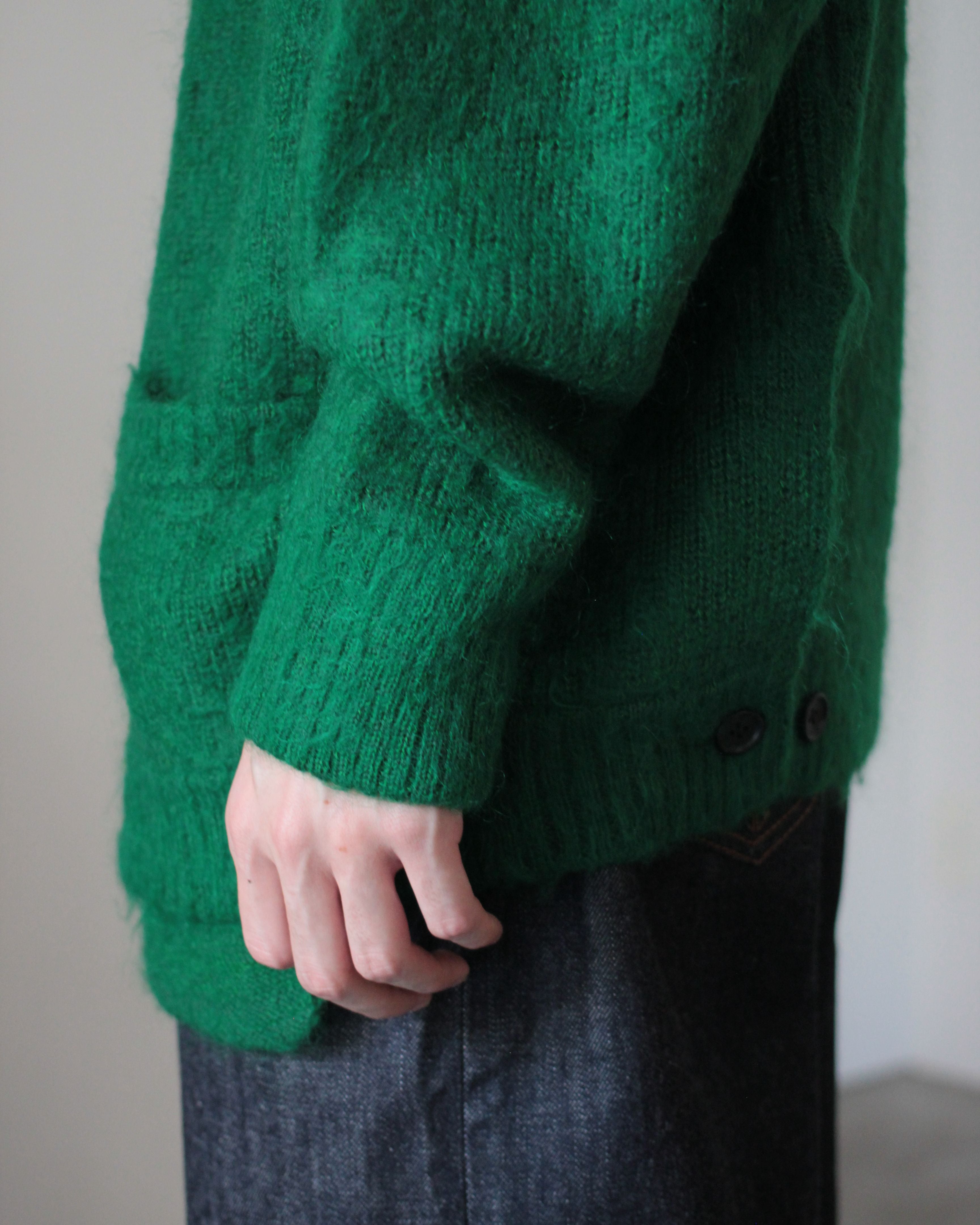 stein / KID MOHAIR KNIT CARDIGAN 