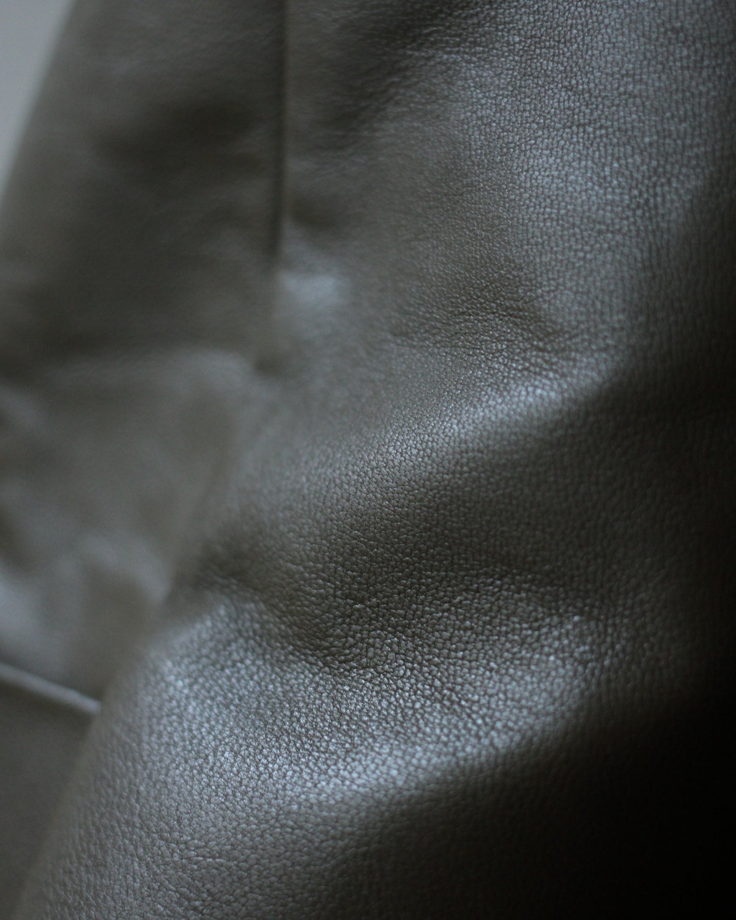 ssstein/GOAT LEATHER SHOULDER BAG " OLIVE"