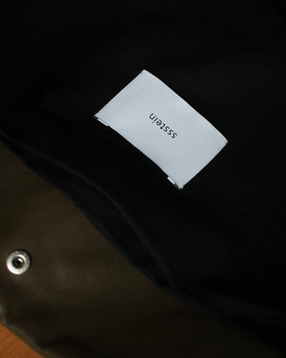 ssstein/GOAT LEATHER SHOULDER BAG " OLIVE"