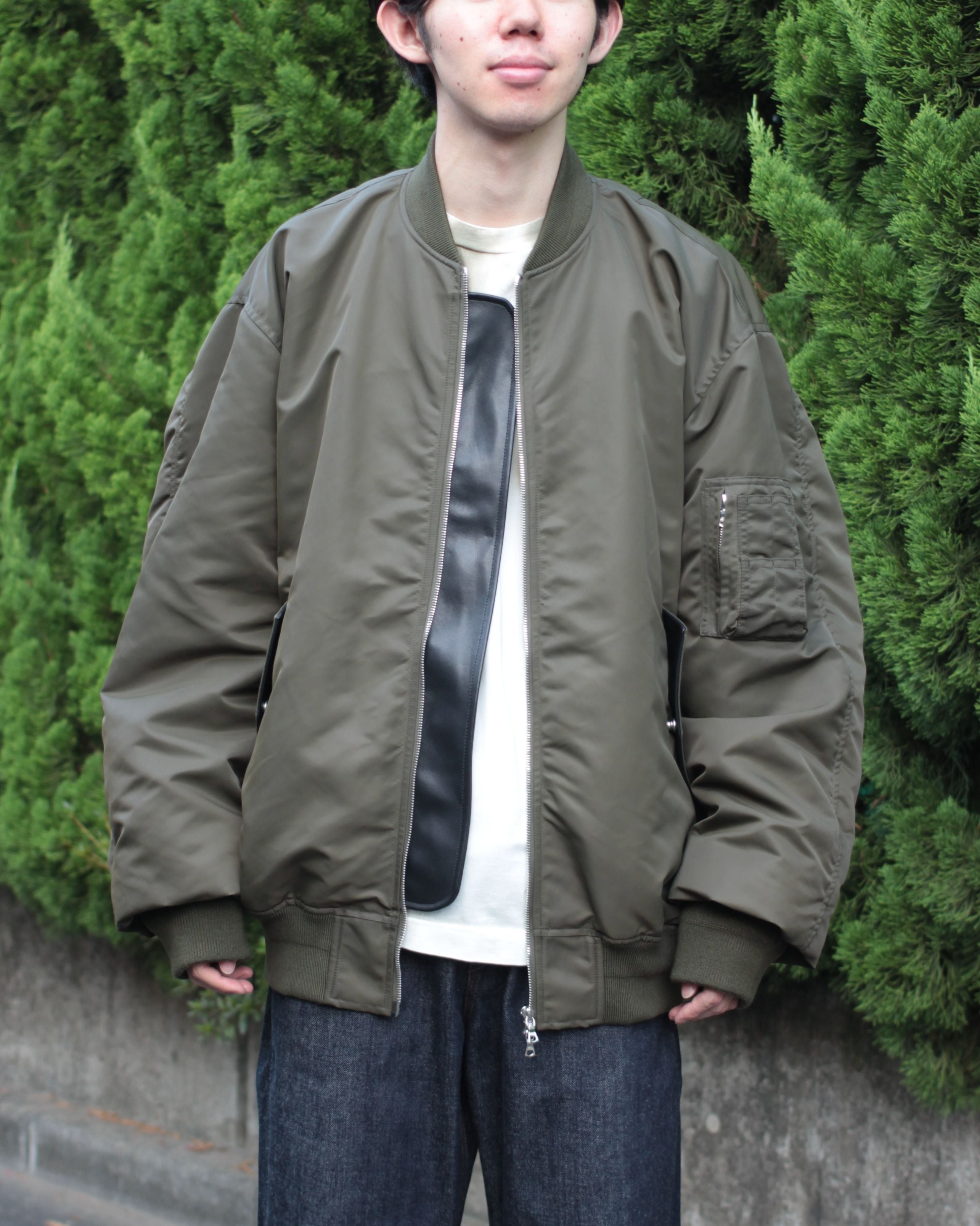 stein / OVERSIZED FLIGHT JACKET 