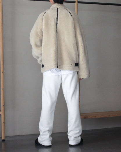 stein / WOOL FUR FLIGHT JACKET "BEIGE"