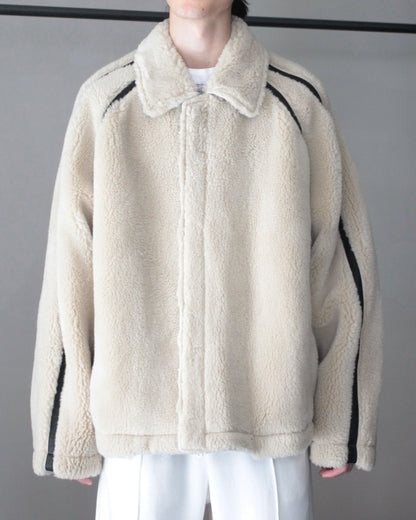 stein / WOOL FUR FLIGHT JACKET "BEIGE"