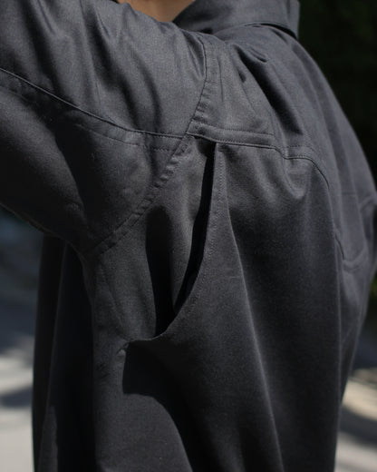 MATSUFUJI/Western Twill Shirt "BLACK"