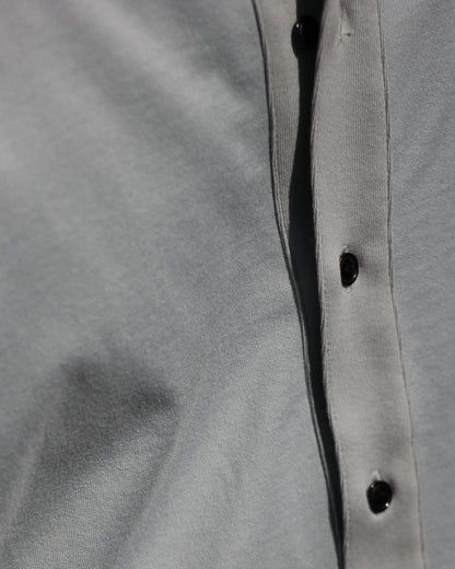MATSUFUJI/Henley Neck Long Sleeve Shirt "LEAF"