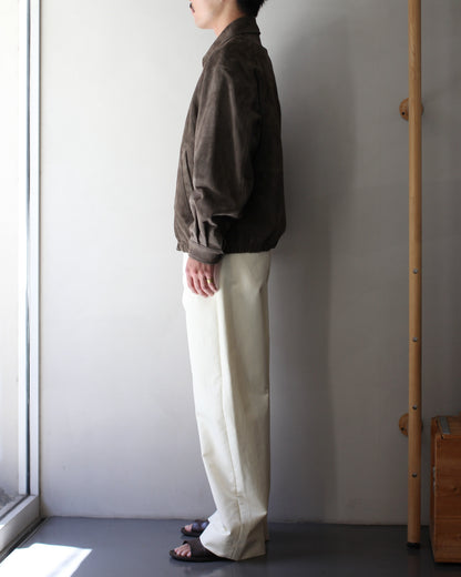 ssstein/GOAT SUEDE ZIP JACKET "OLIVE"