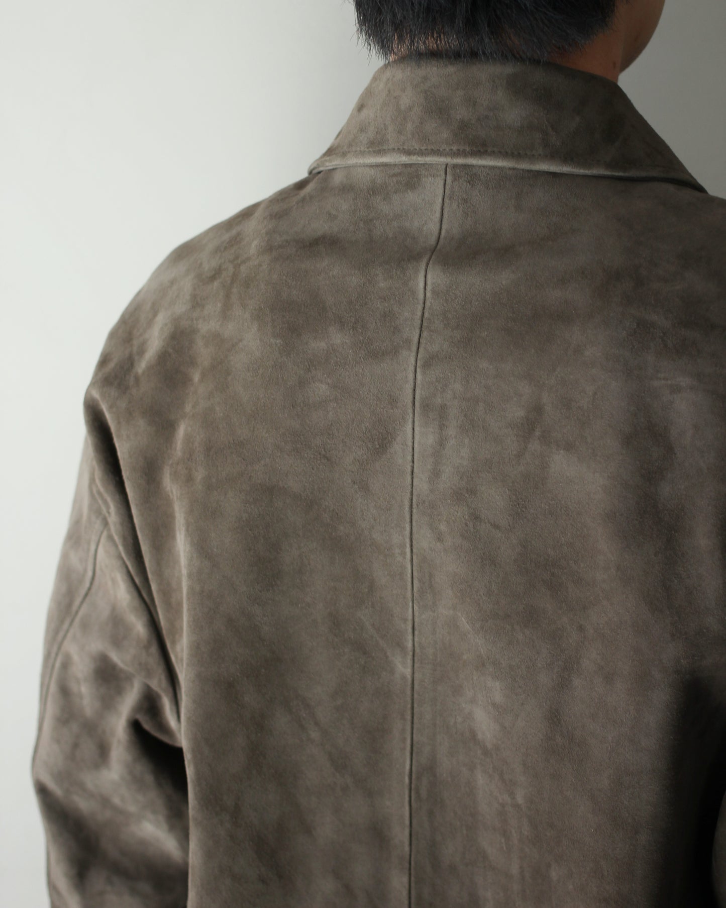 ssstein/GOAT SUEDE ZIP JACKET "OLIVE"