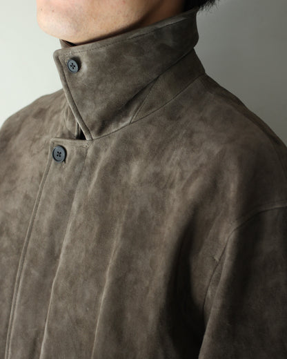 ssstein/GOAT SUEDE ZIP JACKET "OLIVE"