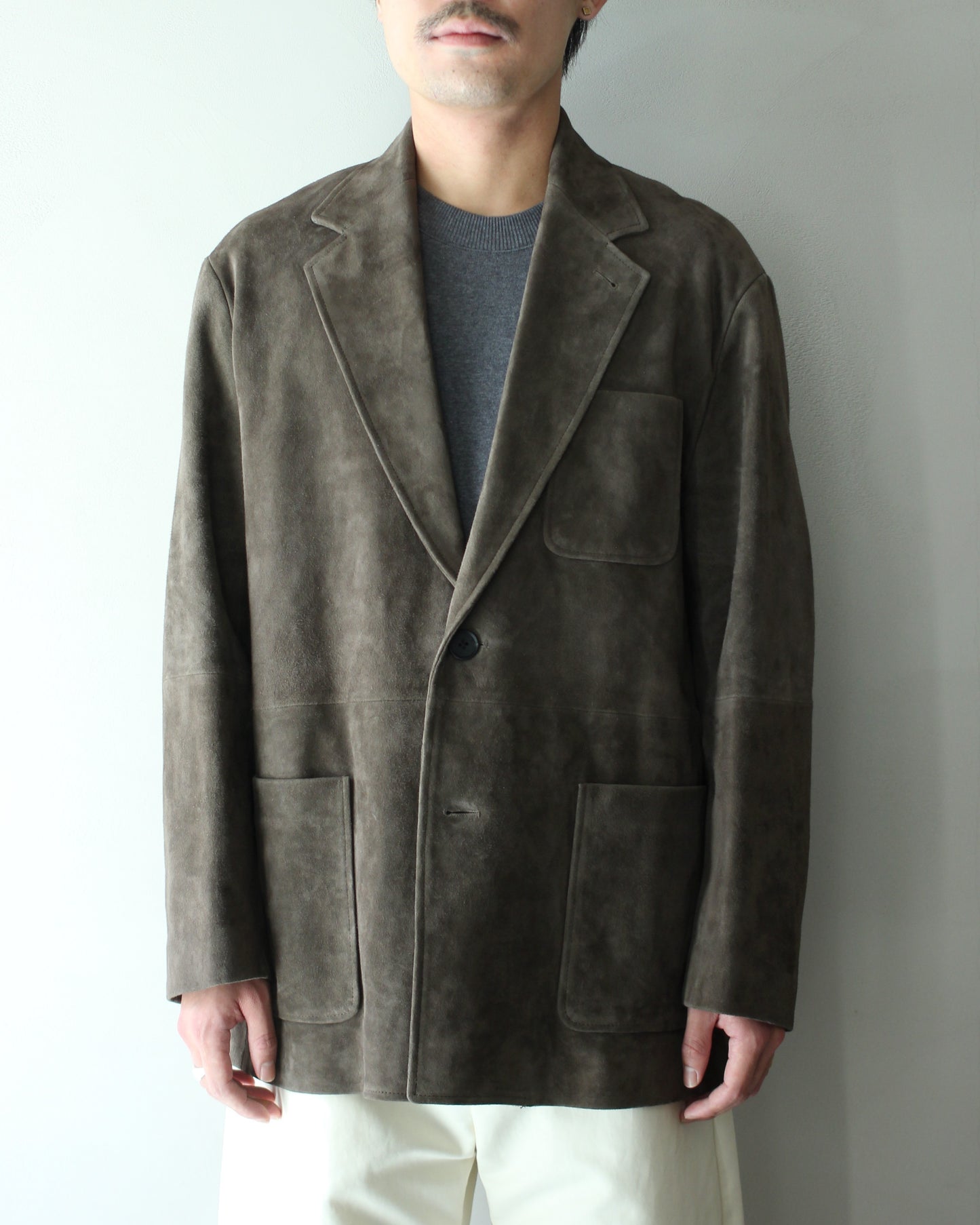 ssstein/GOAT SUEDE BLAZER "OLIVE"