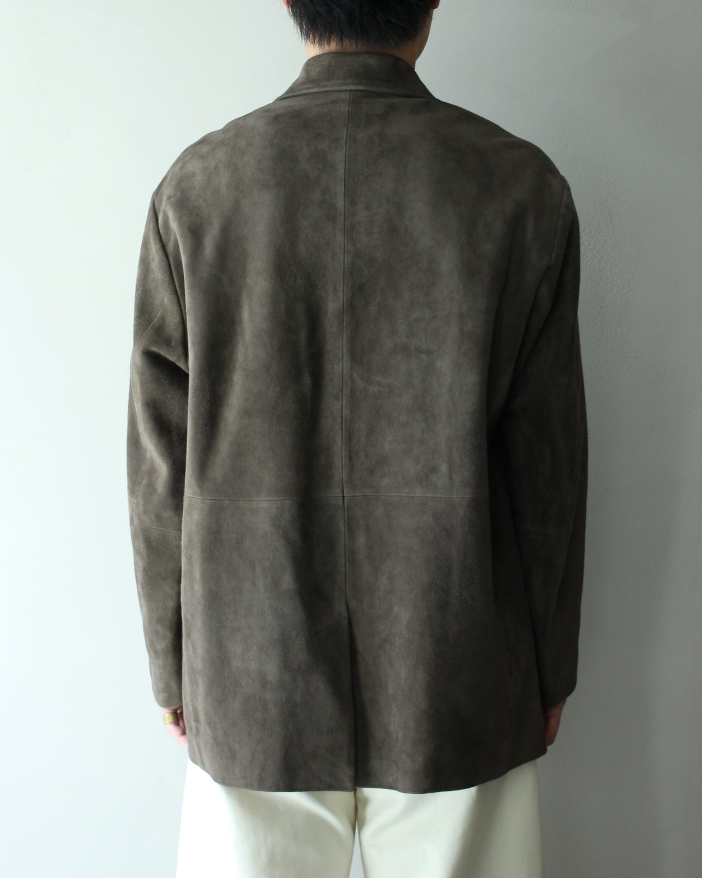 ssstein/GOAT SUEDE BLAZER "OLIVE"