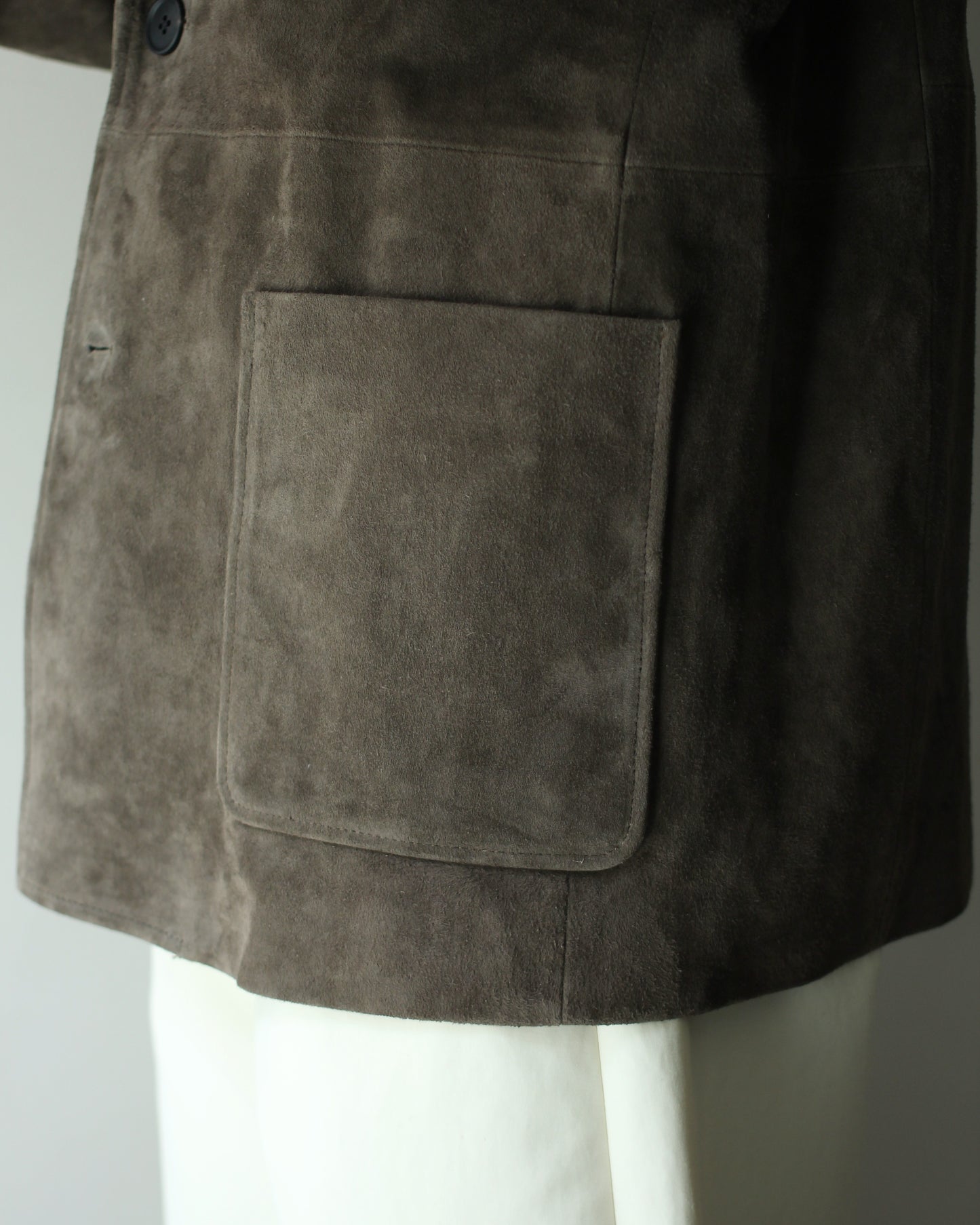 ssstein/GOAT SUEDE BLAZER "OLIVE"