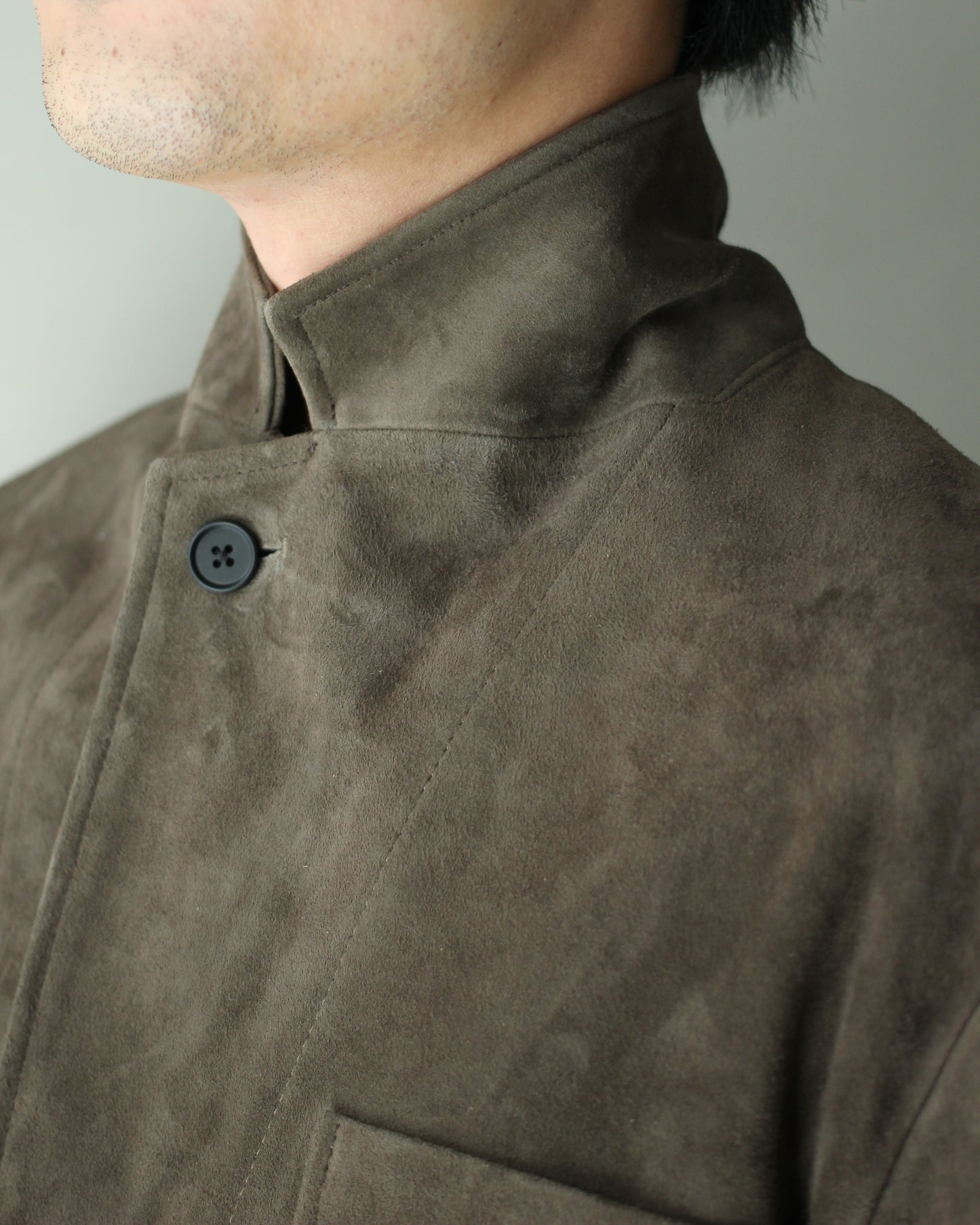 ssstein/GOAT SUEDE BLAZER "OLIVE"