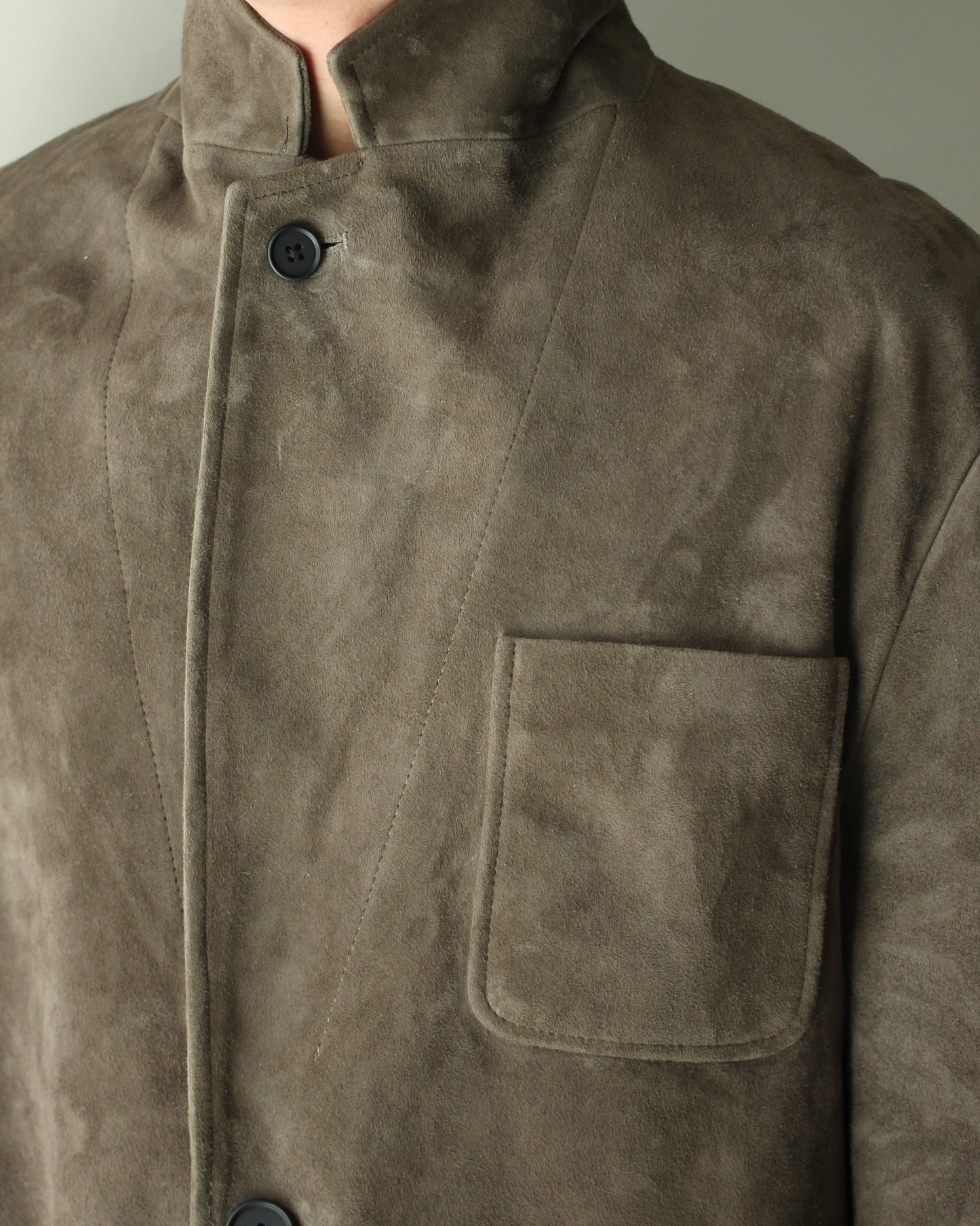 ssstein/GOAT SUEDE BLAZER "OLIVE"