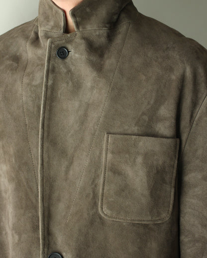 ssstein/GOAT SUEDE BLAZER "OLIVE"