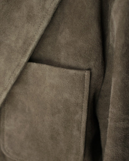 ssstein/GOAT SUEDE BLAZER "OLIVE"