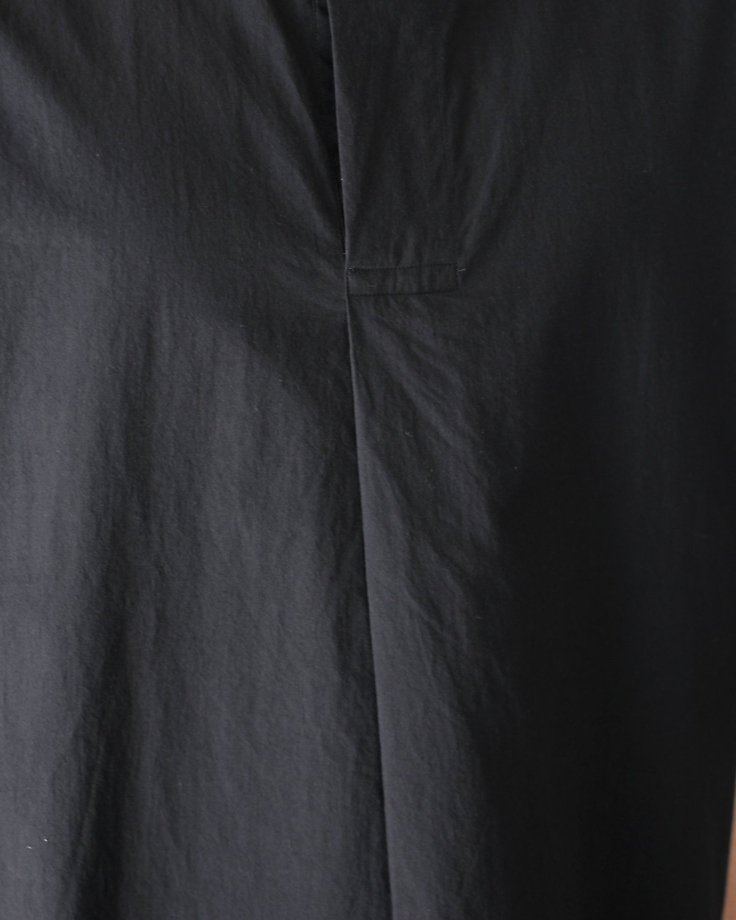 SOWBOW(蒼氓)/ type : K FRONT TUCK PULLOVER SHIRTS "BLACK"