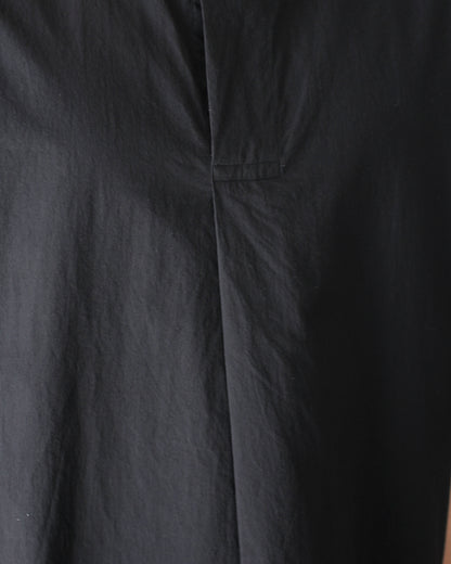 SOWBOW(蒼氓)/ type : K FRONT TUCK PULLOVER SHIRTS "BLACK"