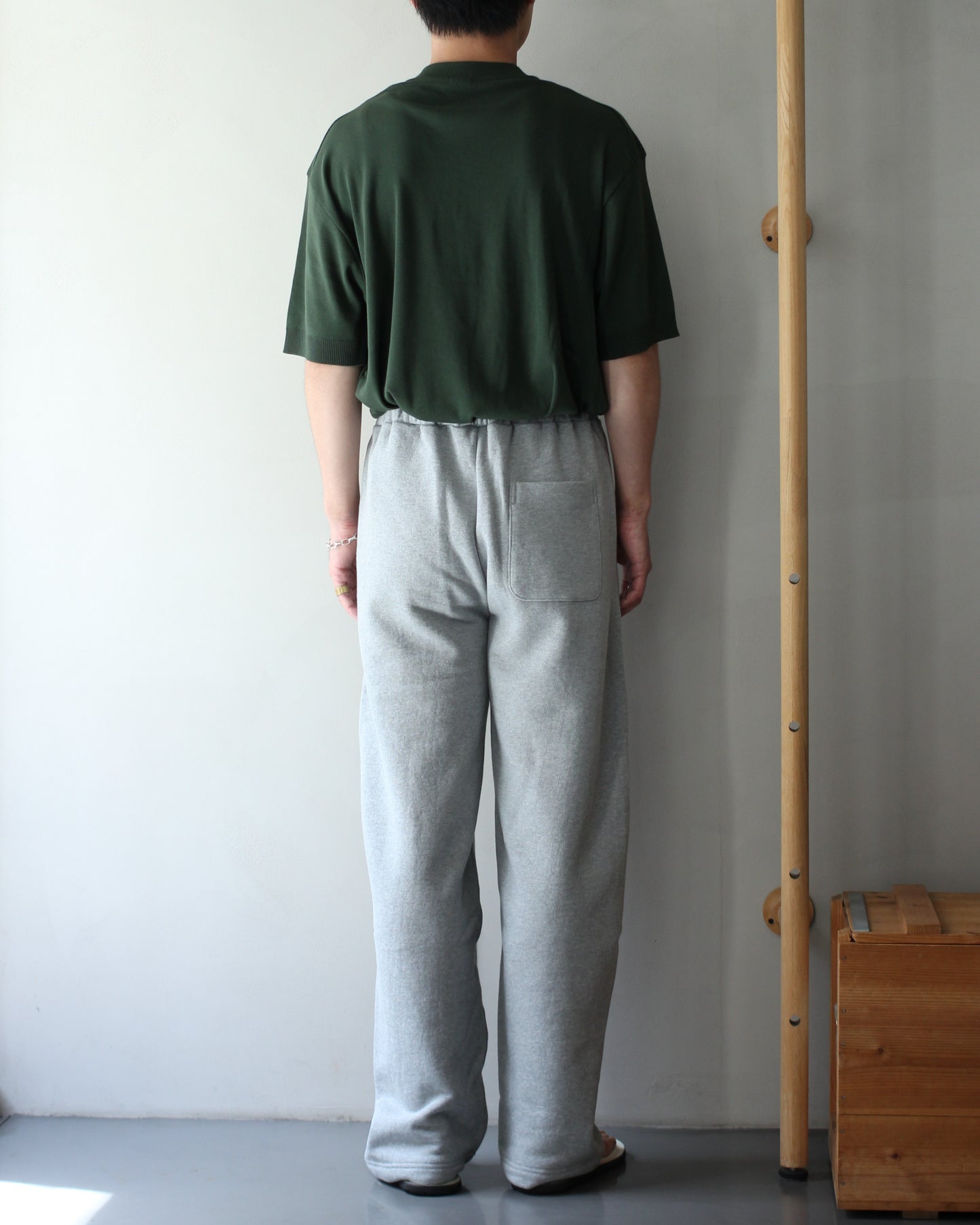 ssstein/LOOPWHEEL COTTON SWEAT PANTS  "GREY"