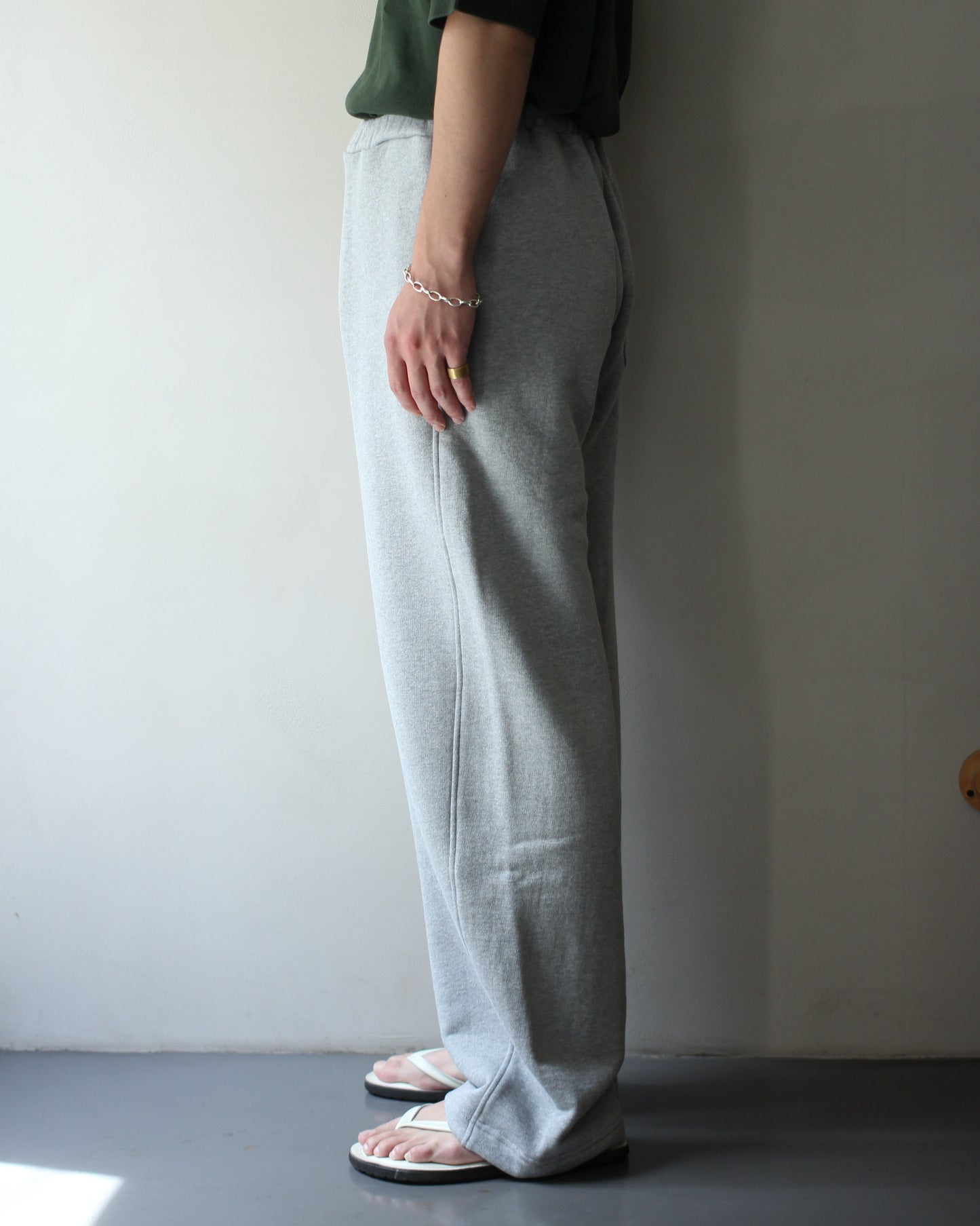 ssstein/LOOPWHEEL COTTON SWEAT PANTS  "GREY"