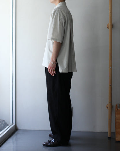 SOWBOW(蒼氓)/ type : K FRONT TUCK PULLOVER SHIRTS "NATURAL"