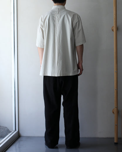 SOWBOW(蒼氓)/ type : K FRONT TUCK PULLOVER SHIRTS "NATURAL"