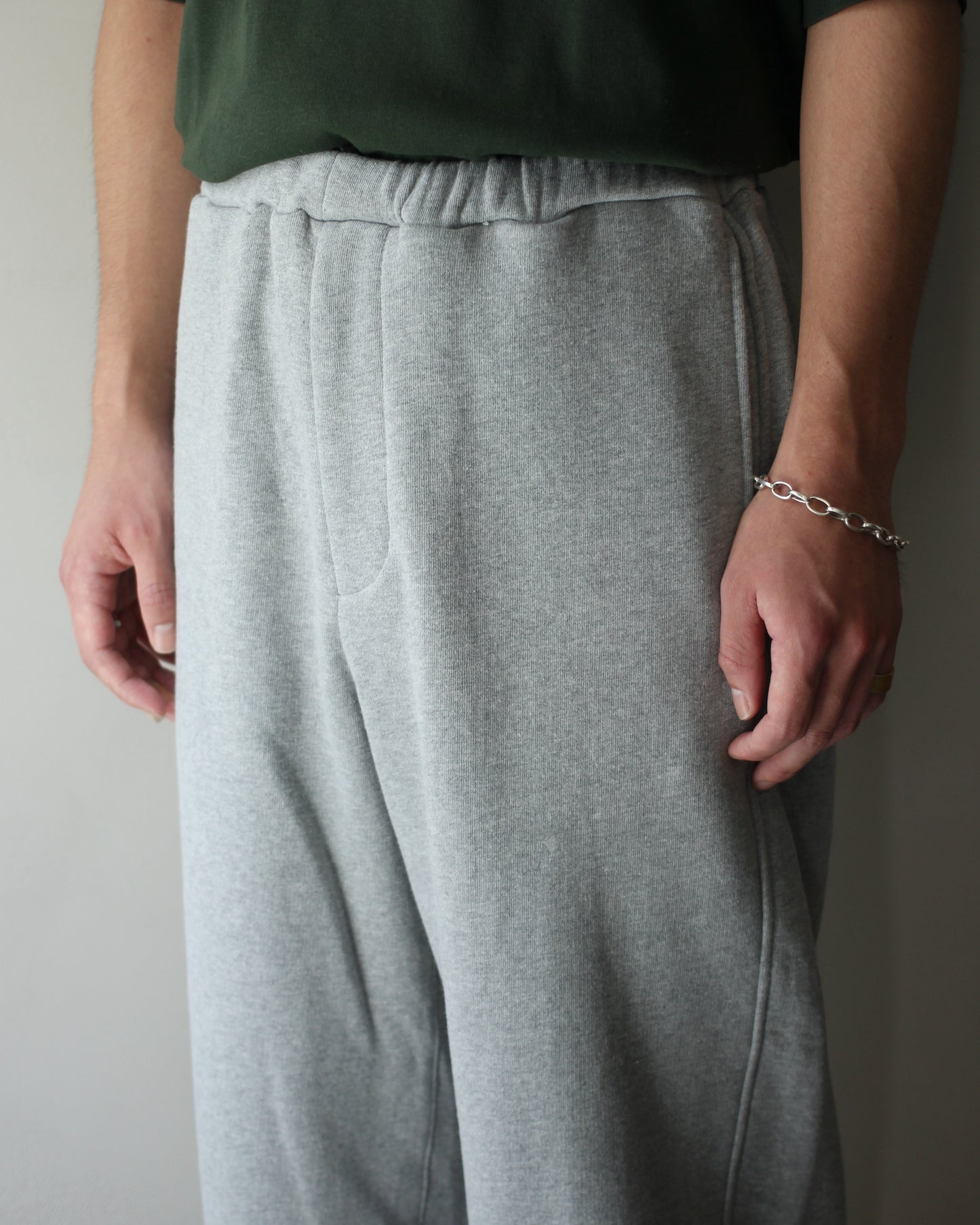 ssstein/LOOPWHEEL COTTON SWEAT PANTS  "GREY"