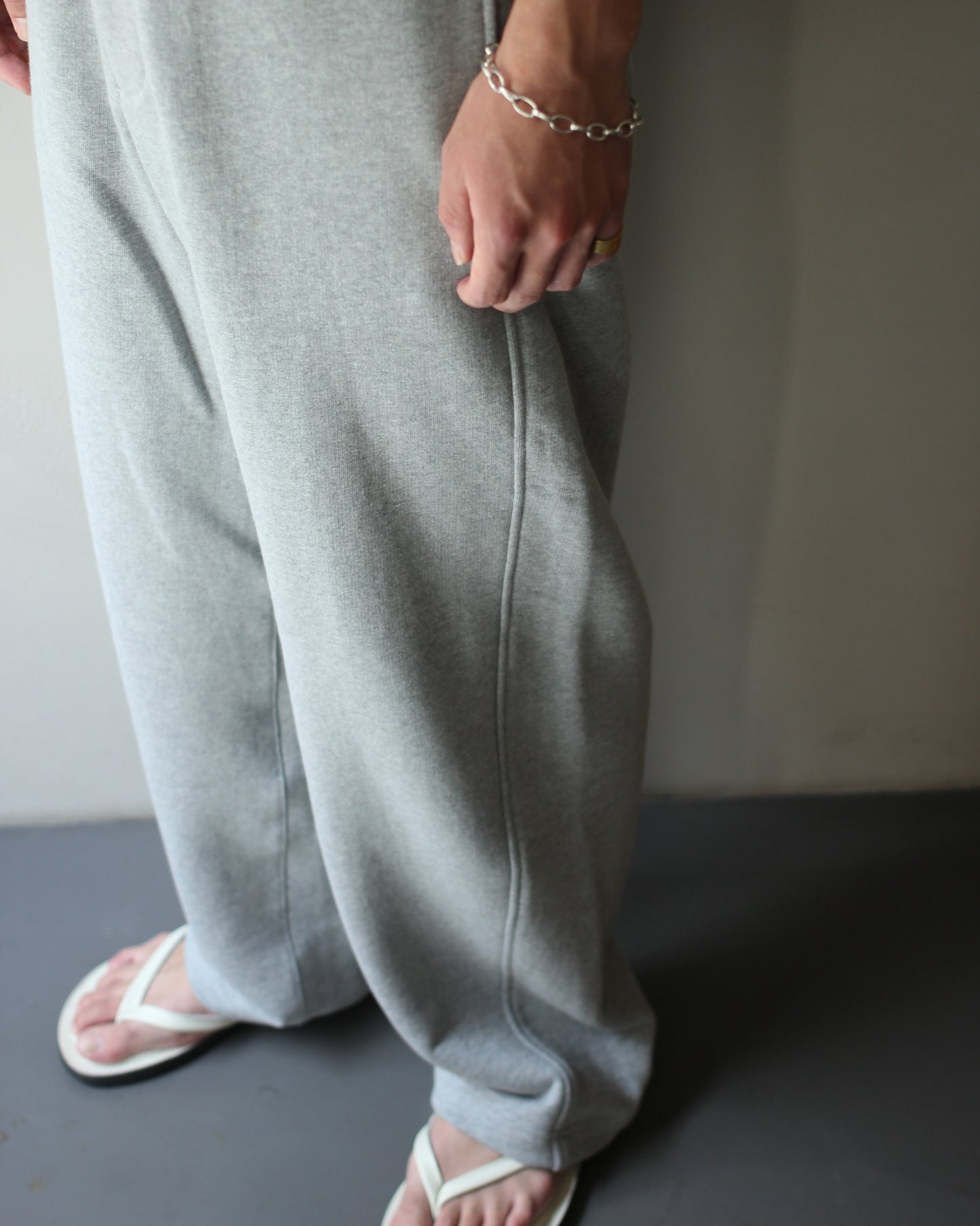 ssstein/LOOPWHEEL COTTON SWEAT PANTS  "GREY"