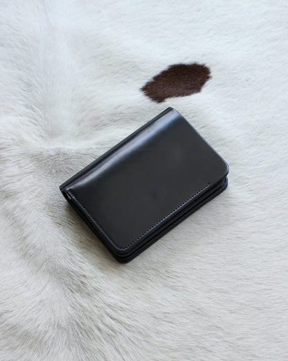 forme/Short wallet Cordovan×DOUBLE "Black×Black"