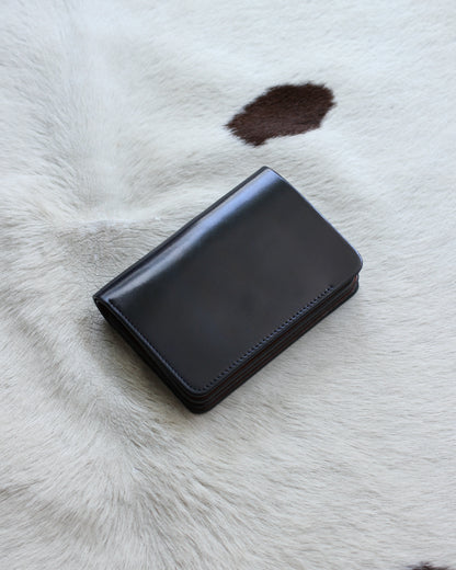 forme/Short wallet Cordovan×DOUBLE "Black×Brown"