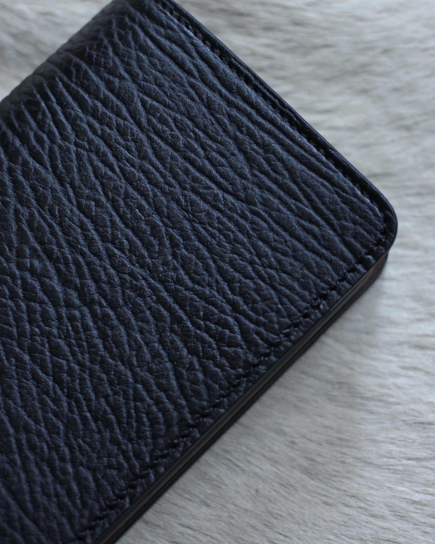 forme/Short wallet Sealskin×DOUBLE "Black×Brown"
