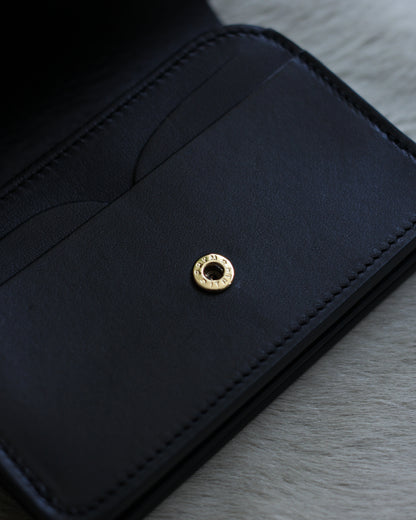 forme/Short wallet Serpentine×DOUBLE "Black×Black"