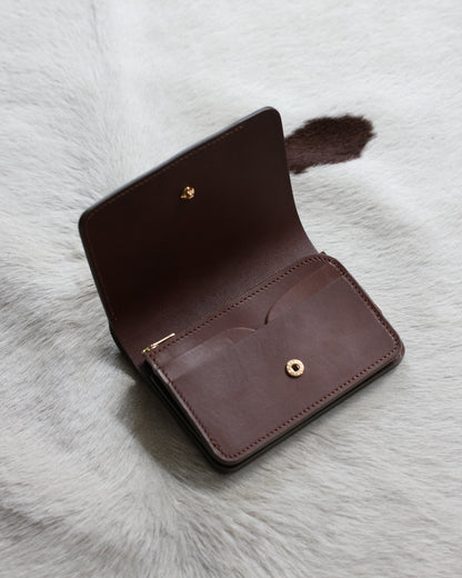 forme/Short wallet Serpentine×DOUBLE "Amber×Brown"