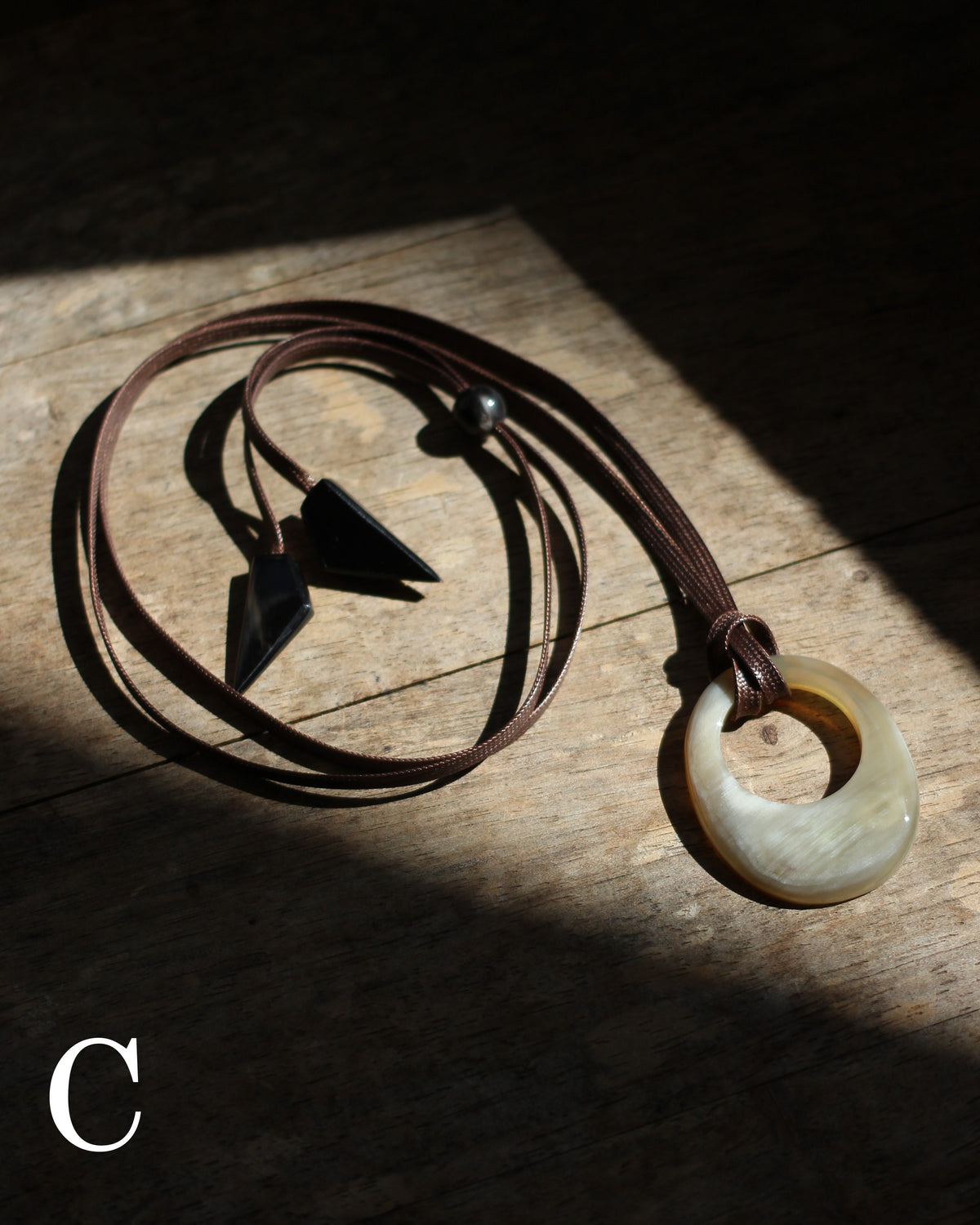 BYFK/Buffalo Horn Glasses Holder  "type 2"