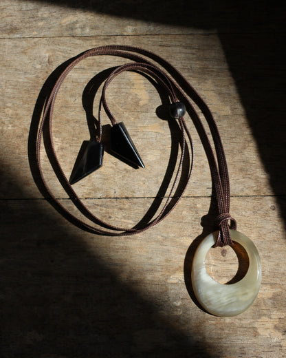 BYFK/Buffalo Horn Glasses Holder  "type 2"