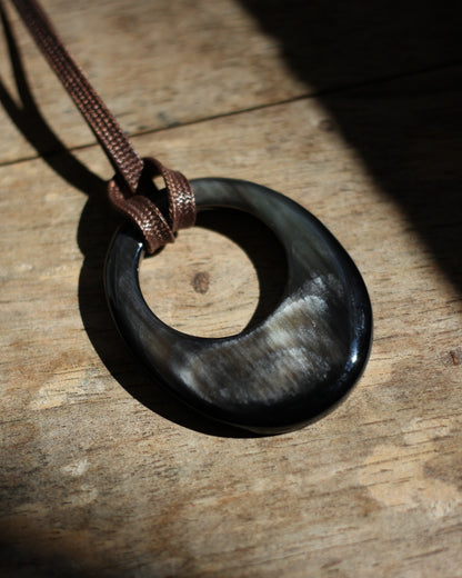 BYFK/Buffalo Horn Glasses Holder  "type 2"