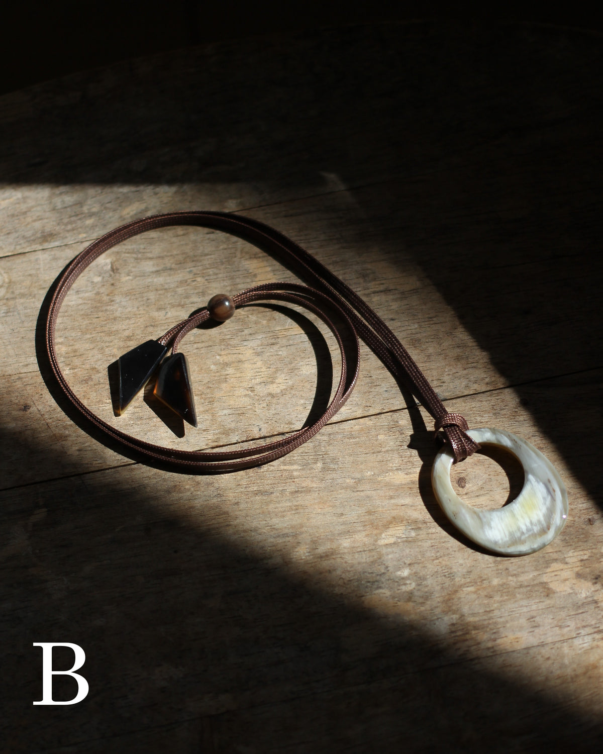 BYFK/Buffalo Horn Glasses Holder  "type 2"