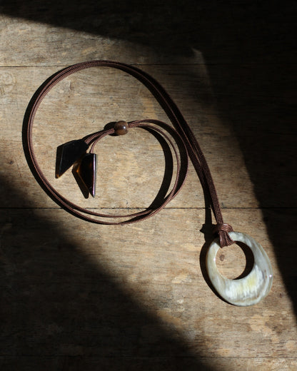 BYFK/Buffalo Horn Glasses Holder  "type 2"