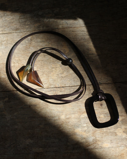 BYFK/Buffalo Horn Glasses Holder  "type 1"