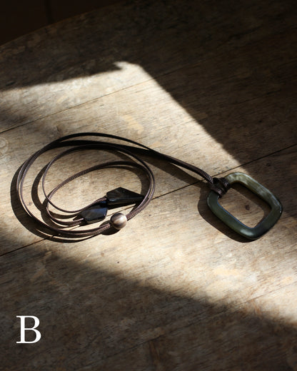 BYFK/Buffalo Horn Glasses Holder  "type 1"
