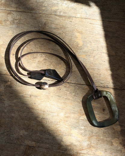 BYFK/Buffalo Horn Glasses Holder  "type 1"