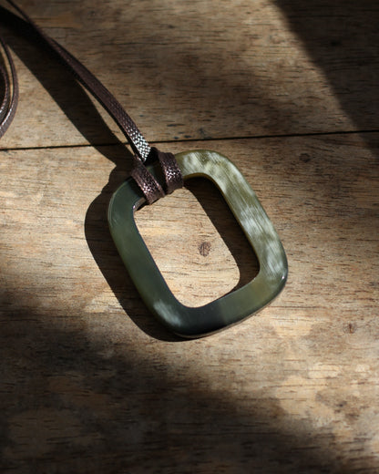 BYFK/Buffalo Horn Glasses Holder  "type 1"