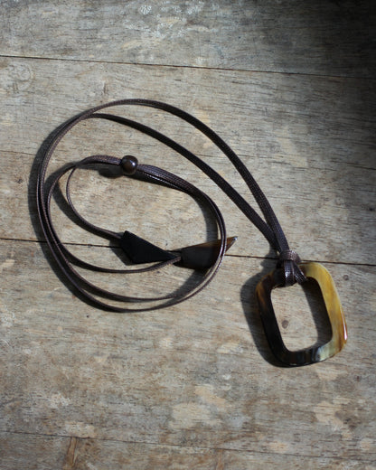 BYFK/Buffalo Horn Glasses Holder  "type 1"