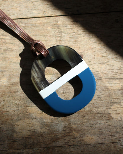 BYFK/Buffalo Horn Glasses Holder  "type 3"