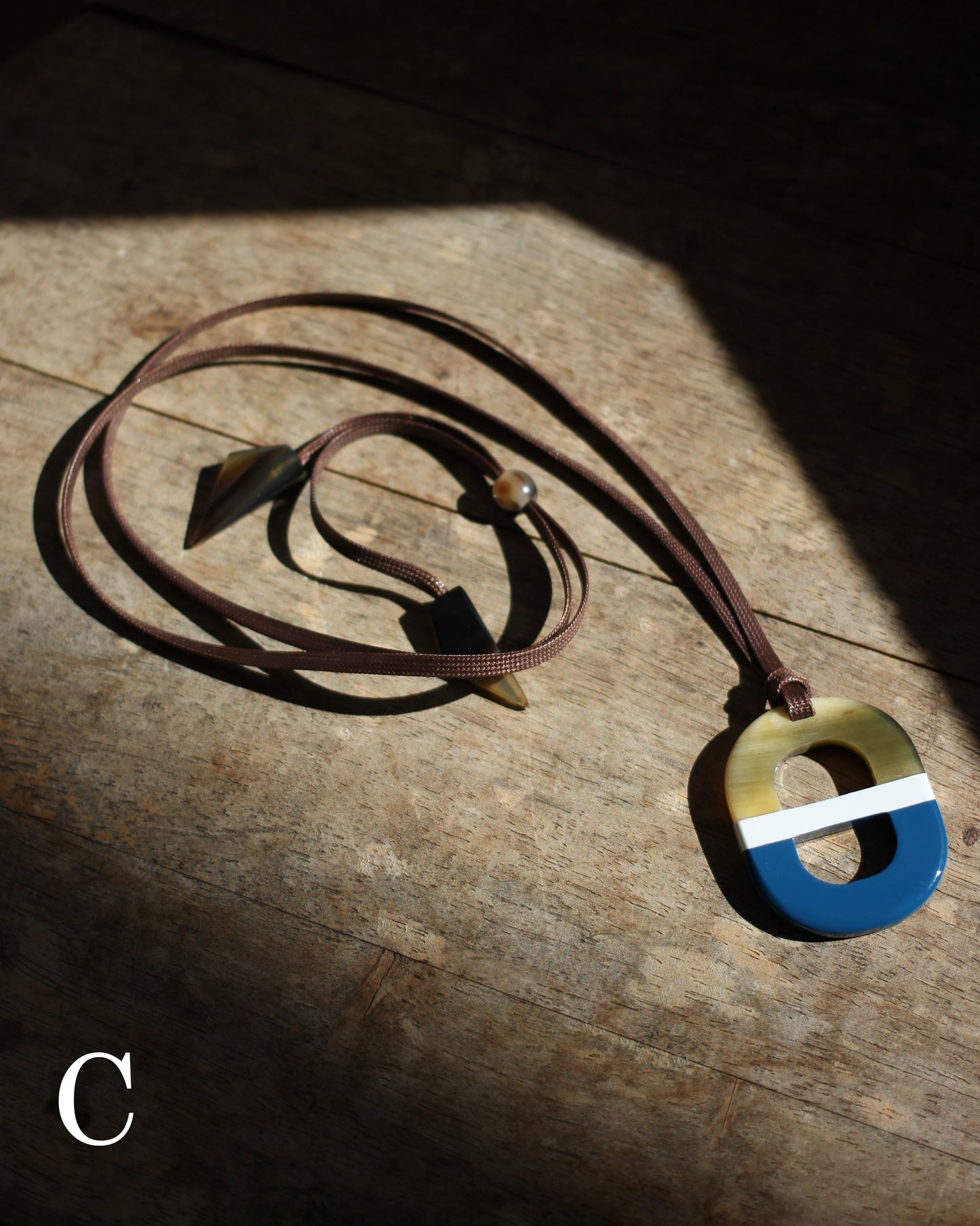 BYFK/Buffalo Horn Glasses Holder  "type 3"