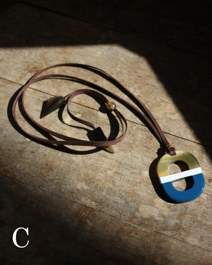 BYFK/Buffalo Horn Glasses Holder  "type 3"