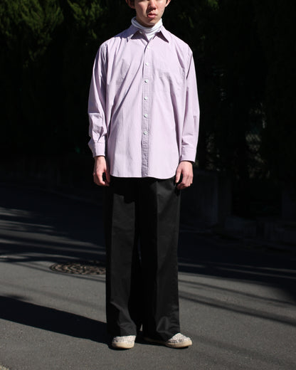 SOWBOW(蒼氓)/ROUND BOTTOM RC SHIRT"PURPLE"