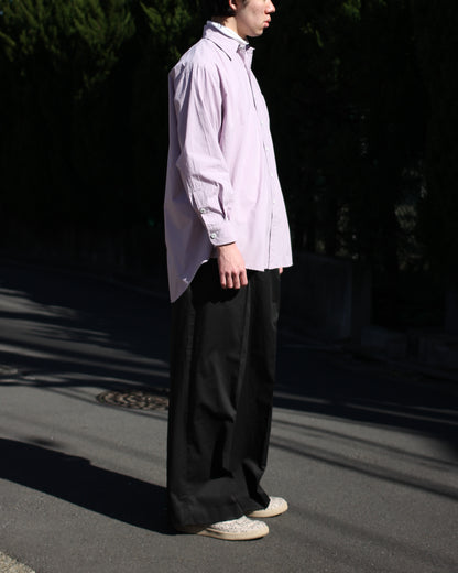 SOWBOW(蒼氓)/ROUND BOTTOM RC SHIRT"PURPLE"