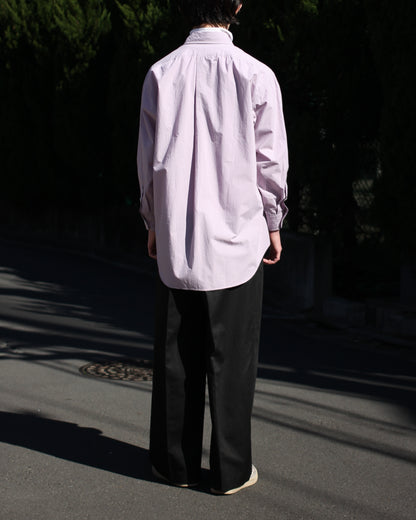 SOWBOW(蒼氓)/ROUND BOTTOM RC SHIRT"PURPLE"