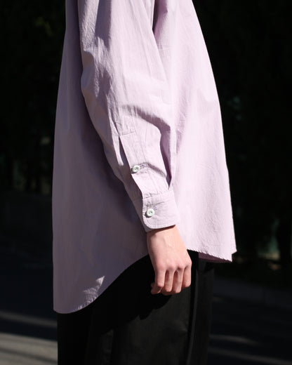 SOWBOW(蒼氓)/ROUND BOTTOM RC SHIRT"PURPLE"